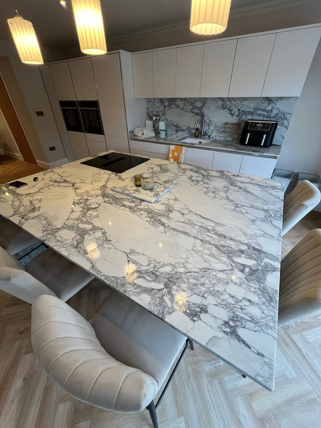 Textured Royal Peacock Porcelain stone with rich, earthy tones and natural veining.